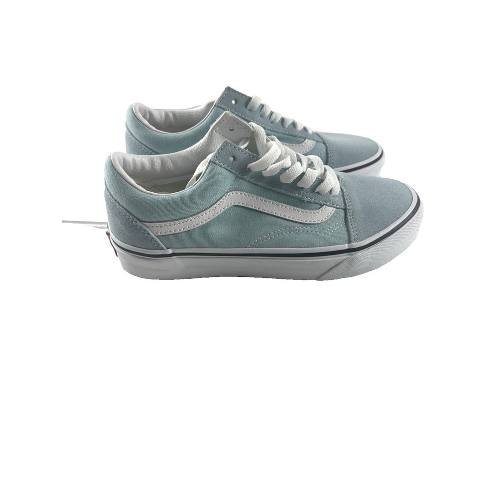 Unisex Vans Old Skool Skate Shoes Blue Women's 6.5 Men's 5.0 ETHEREA/TRUE‎ WHITE